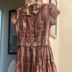 Plaid Casual Dress